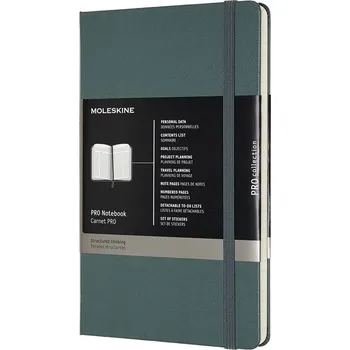 Diář Moleskine, Linkovaný zápisník Moleskine Professional tvrdá vazba L 240 stran zelený - Formadore