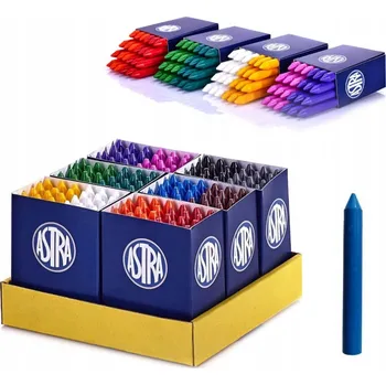 Pastelka Sada pastelek voskových pastelek 144 ks, 12 barev Astra