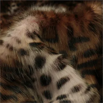UMĚLÁ LÁTKA KOŽEŠINA VLAS kožíšek DAKOTA 0,1 m OCELOT PANTERKA skvrny