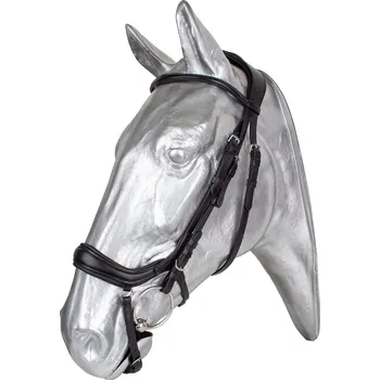 Anatomická uzdečka Kentaur černá nebo hnědá bez otěží Barva: černá, Velikost: FULL