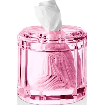 Zásobník na papírové ručníky Decor Walther, Box na kapesníky Kristall růžový - Formadore