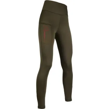 Vybavení pro jezdce Jezdecké legíny Equestrian HKM zelená Barva: Zelená, Velikost: 134/140