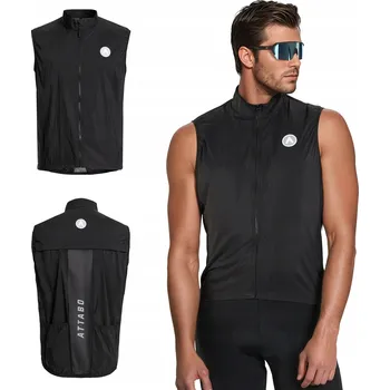 Cyklistická vesta Cyklistická vesta ATTABO Cahayo Vest Windproof černá XL