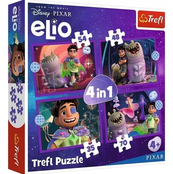 Puzzle PUZZLE 4V1 MIMOZEMSKÉ MISE ELIO TREFL