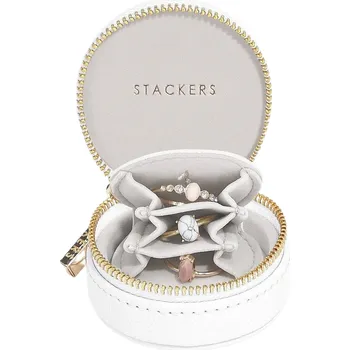 Šperkovnice Stackers, Cestovní krabička na šperky Stackers Oyster mini bílá - Formadore
