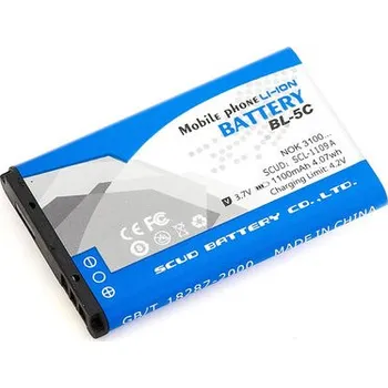 AVACOM GSNO-BL5C-S1100A Li-Ion 3,7V 1100mAh - neoriginální - Baterie do mobilu Nokia 6230, N70, Li-Ion 3,7V 1100mAh (náhrada BL-5C)