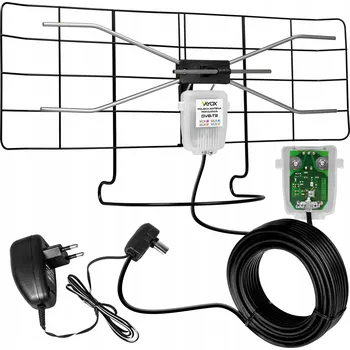 Televizní anténa Interní anténa Vayox Česká výkonná pokojová anténa Vayox DVB-T/T2