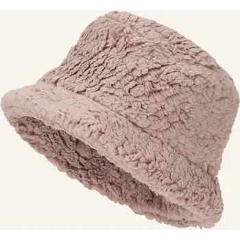 Klobouk Capo Dámský Klobouk Bucket Hat Z Plyše, černošedá, S