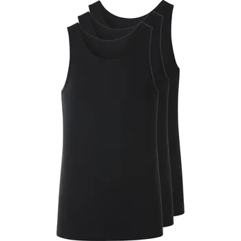 Pánské tílko esmara Men Pánský nátělník XXL, 3 kusy (černá, 10/4XL)