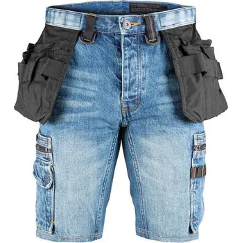 pracovní kraťasy Dunderdon Kalhoty P55s DENIM krátké stonewashed W42 Velikost: 42