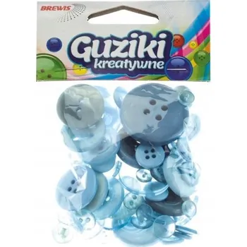 Knoflík Brewis 6589 Knoflíky modré 40 g