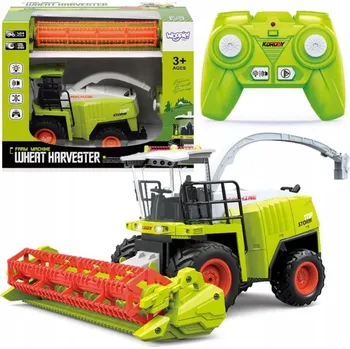 autíčko Dálkově Ovládaný Kombajn + Příslušenství 2.4GHz Sběrač Obilí WOOPIE