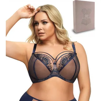 Podprsenka Gorsenia podprsenka s měkkými košíčky modrá velikost 75I