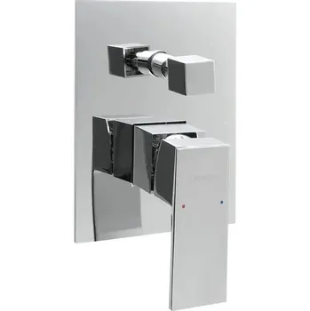 Vodovodní baterie Sprchová baterie Sapho Latus stříbrná