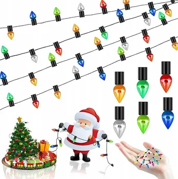 Vánoční dekorace DEKORACYJNE MINI LAMPKI MULTIKOLOR Łańcuch Světelný řetěz 1,8 m miniaturní světýlka