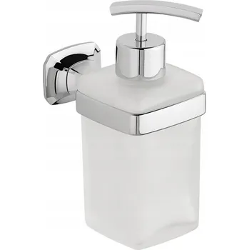 Ruční nástěnný dávkovač mýdla Sapho 150 ml, stříbrný