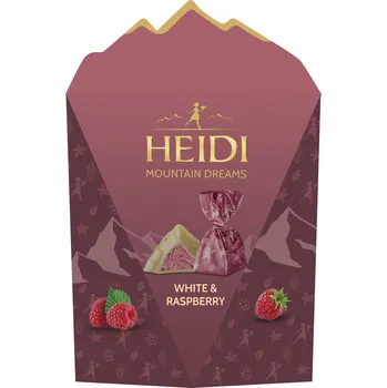 Bonboniéra Heidi Mountain dreams White Raspberry 100g