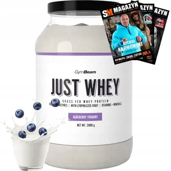 Protein Protein směs proteinů GymBeam prášek 2000 g příchuť lesní plody