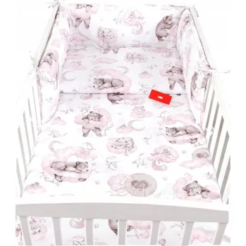 Prostěradlo Prostěradlo bavlněné s gumkou 120/60 cm - červánky