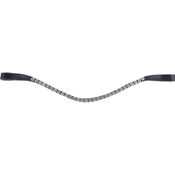 Jezdectví Čelenka HKM Precious black/grey/white FULL