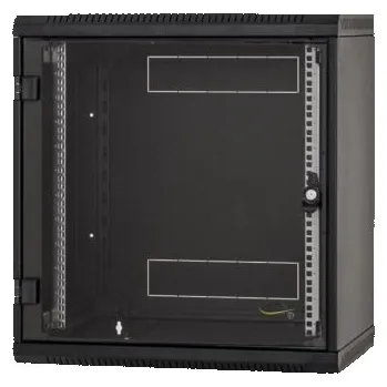 Elektroinstalační materiál Triton RUA-09-LS6-CAX-A1 Nástěnný rack RUA 9U/600mm odn.boč.+perf.dveře