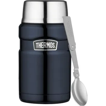Úložný box Thermos, Termos na jídlo se skládací lžící Style, 710 ml, tmavě modrý, 2 díl. - Formadore