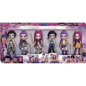 Figurka Sada sběratelských figurek - KPOP DEMON HUNTERS - KPop Lovkyně démonů - 6 ks (Značka: BANDAI)