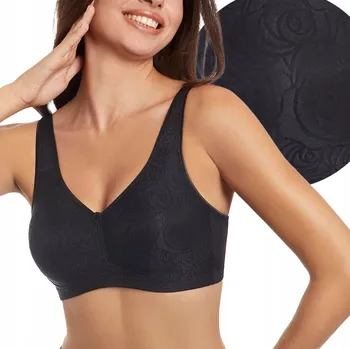 Podprsenka Selene podprsenka nevyztužená černá velikost 80D