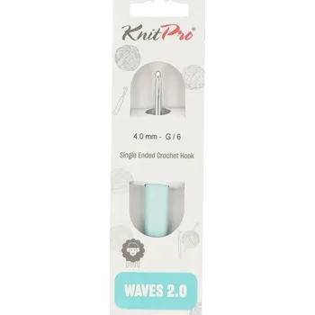 Nástroj na niť a příze Hliníkový háček Waves 4 mm