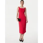 Marella Koktejlové šaty Perle 2613221063 Červená Slim Fit 38