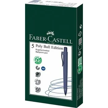 FABER-CASTELL Propiska automatická modrá Poly Ball XB Urban DUSK