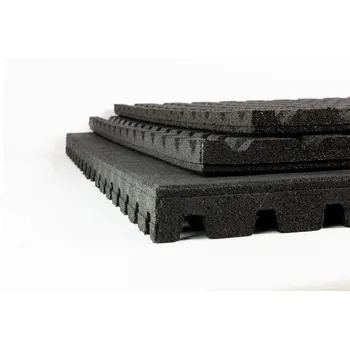 Podložka pod nohu Mosolut Rubber Deska Anti-Shock 100x100cm, outdoor, černá 3