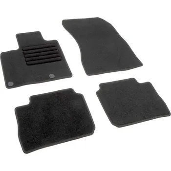 autokoberec Autokoberce textilní přesné černé / černé obšití - Nissan Qashqai III (Typ J12) e-Power (2022-) 5-sedadel