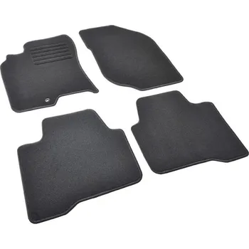 autokoberec Autokoberce textilní přesné černé / černé obšití - Nissan X-Trail I (Typ T30) (2001-2007) 5-sedadel