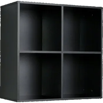 Knihovna Regál Meble Domiko 71,2 cm x 70,6 cm x 35 cm černý