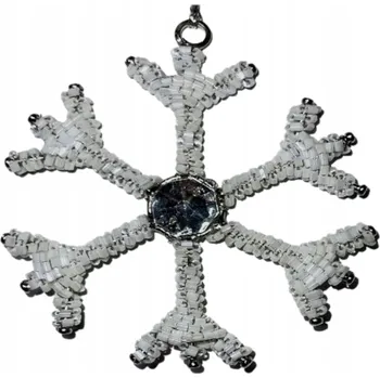 Vánoční dekorace Vánoční Baňky tvarované Hvězda 8 cm 1 ks