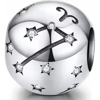 Přívěsek Přívěsek znamení zvěrokruhu Vodnář 20.01-18.02 korálek charms stříbro 925