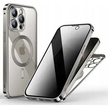 Pouzdro na mobilní telefon Erbord pro Apple iPhone 15 Pro stříbrný