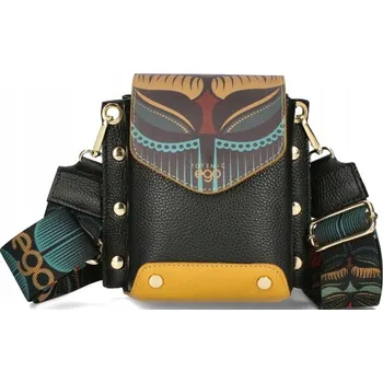 Kabelka EGO kabelka přes rameno pravá kůže žlutá