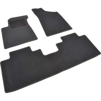 autokoberec Autokoberce textilní přesné černé / černé obšití - SWM G01F (2018-) 5-sedadel