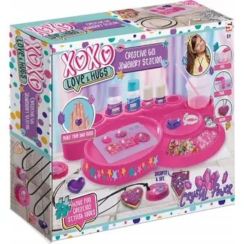 kreativní sada XOXO KŘIŠŤÁLOVÁ KREATIVNÍ SADA NA VÝROBU BIŽUTERIE