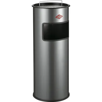 Odpadkový koš Wesco, Odpadkový koš Ashtray 30 l stříbrný - Formadore