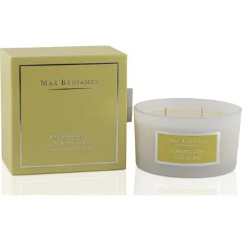 Max Benjamin, Svíčka Lemongrass & Ginger se 3 knoty - Formadore