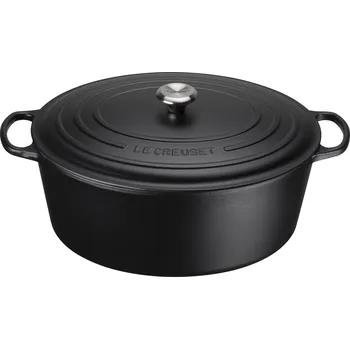 Pánev Le Creuset, Pekáč Signature oválný 40 cm černý - Formadore