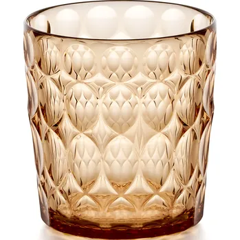 Sklenice Guzzini, Skleněný pohár Vanity N°1 nízký 360 ml oranžový - Formadore