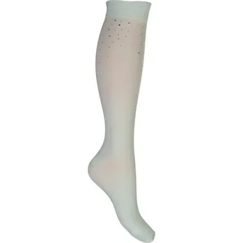 Jezdectví HKM CRYSTALS Jezdecké podkolenky s kamínky Barva: mint, Velikost: 39-42
