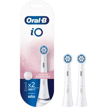 Elektrický zubní kartáček Oral-B iO Gentle Care White náhradní hlavice 2 ks