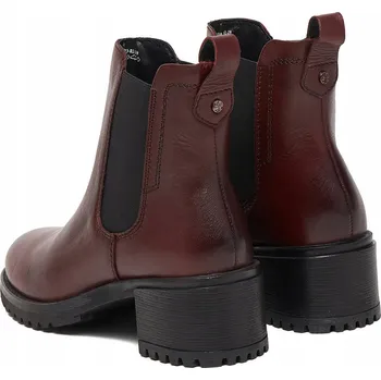 Dámská zimní obuv Lasocki kotníkové boty žena vínová CEO-WI23-TR24-02