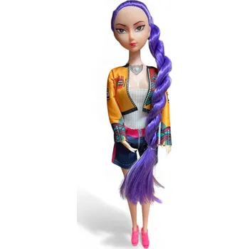 Panenka Moser K-Pop Deamon Hunters - Panenka se zvukem (30 cm) Fialová