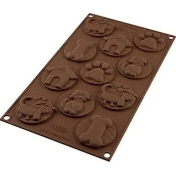 Forma na pečení Silikomart, Forma na cukrovinky Silikomart Puppy Choco Tag - Formadore